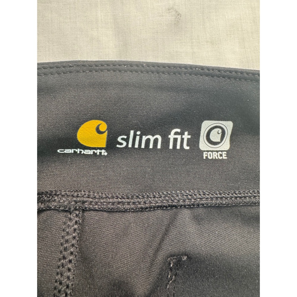 Carhartt Force Utility Leggings Womens Large 12/14 Black Slim Fit - Picture 3 of 16